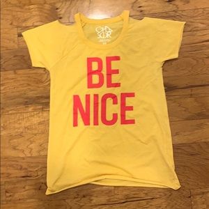 XS chaser be nice t shirt